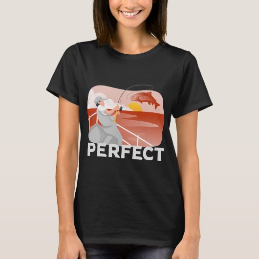 Perfecte visserij t-shirt (Voorkant)