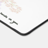 Perfecte vrede bloemenschrift bureaumat (Hoek)