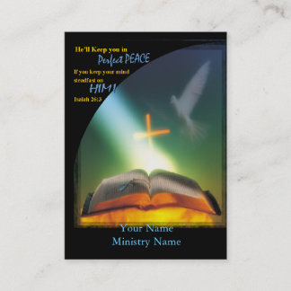 Perfecte vredes-zaken/de Kaart van het Ministerie Visitekaartje