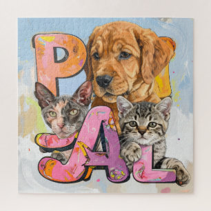 Perfecte vriendjes voor uw peuter en verder legpuzzel