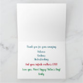 Perfecte Waterverf kunst van moederliefde Kaart (Binnen)