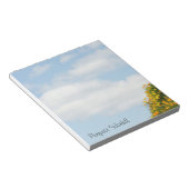 Perfecte wereld! notitieblokken Blue Sky White Clo (Schuin)