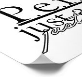 Perfecte Word Art Poster (Hoek)