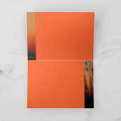Perfecte zonsondergang - Gepersonaliseerd Kaart (Binnen)
