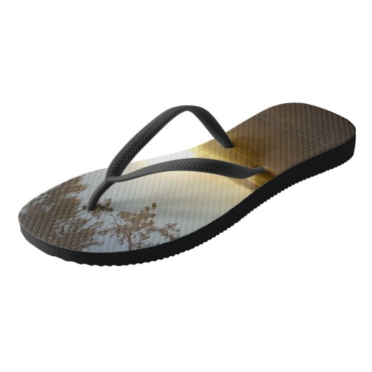 Perfecte zonsopkomst teenslippers (Schuin)