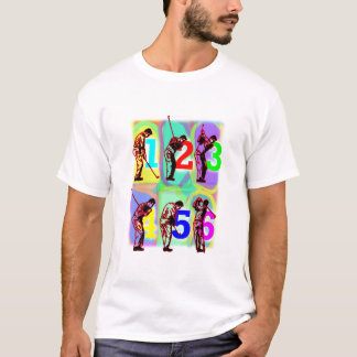 perfecte zwaai, wilde kleuren! t-shirt