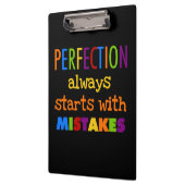 Perfectie begint met klembord van fouten (Links)