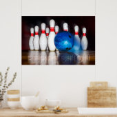 Perfectie, Bowling 300 Game, Wanddecoratie Poster (Keuken)