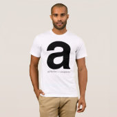 Perfectie + eenvoud t-shirt (Voorkant volledig)