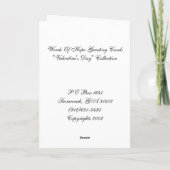 Perfectie Feestdagen Kaart (Achterkant)