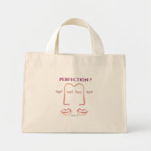 Perfectie? Gevonden - Chique & praktische Canvas t Mini Tote Bag (Voorkant)