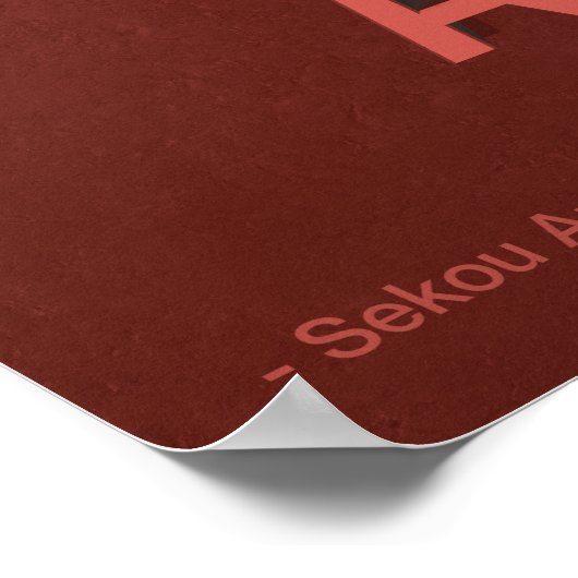 "PERFECTIE" Geweldige Poster (vertrouwen) (Hoek)