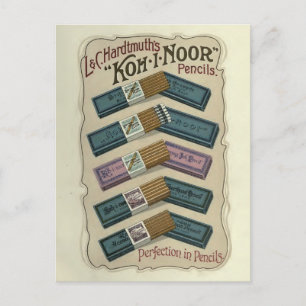 Perfectie in Pencils Koh-I-Noor Briefkaart