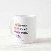 PERFECTIE IS GEEN ECHTE Mok VOOR MOTIVATIE Koffie (Voorkant links)