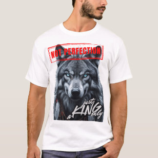 "Perfectie is niet alleen een koning" T-shirt