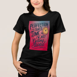 Perfectie kost tijd Tri-Blend shirt