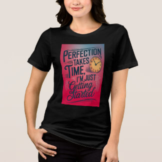 Perfectie kost tijd Tri-Blend shirt