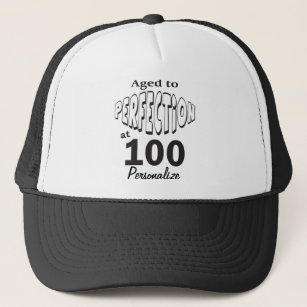 Perfectie op 100 100e geboortedag (dag) trucker pet