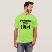 Perfectie sinds 1964 zwart t-shirt (Voorkant volledig)