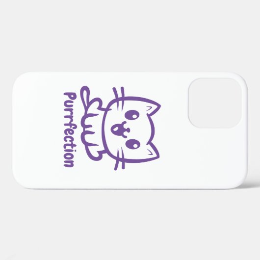 Perfectie, zeer schattig anime kat Case-Mate iPhone case (Achterkant (horizontaal))