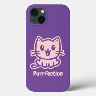 Perfectie, zeer schattig anime kat Case-Mate iPhone case