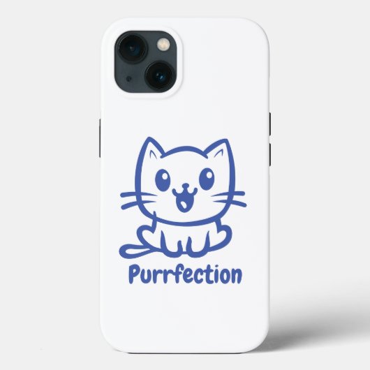 Perfectie, zeer schattig anime kat Case-Mate iPhone case (Achterkant)