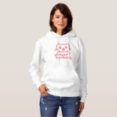Perfectie, zeer schattig anime kat hoodie (Voorkant volledig)