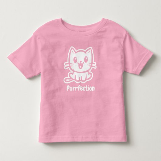Perfectie, zeer schattig anime kat kinder shirts (Voorkant)