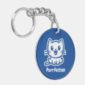 Perfectie, zeer schattig anime kat sleutelhanger (Voorkant Links)