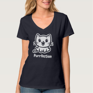 Perfectie, zeer schattig anime kat t-shirt