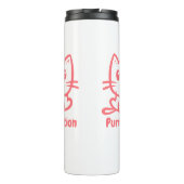 Perfectie, zeer schattig anime kat thermosbeker (Achterkant)