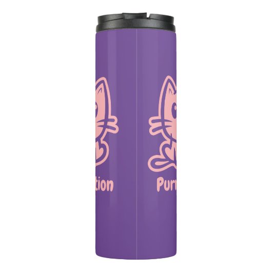 Perfectie, zeer schattig anime kat thermosbeker (Achterkant)