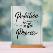 Perfectie zit in het proces acryl bord (Neutraal)