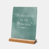 Perfectie zit in het proces optie 3 acryl bord (Hoek)