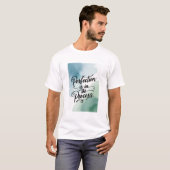 Perfectie Zit In Het Proces T-shirt (Voorkant volledig)