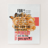 Perfectioneer enkel de manier u geïllustreerd cita legpuzzel (Verticaal)