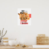 Perfectioneer enkel de manier u geïllustreerd cita poster (Keuken)