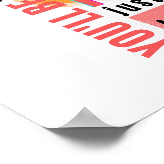 Perfectioneer enkel de manier u geïllustreerd cita poster (Hoek)