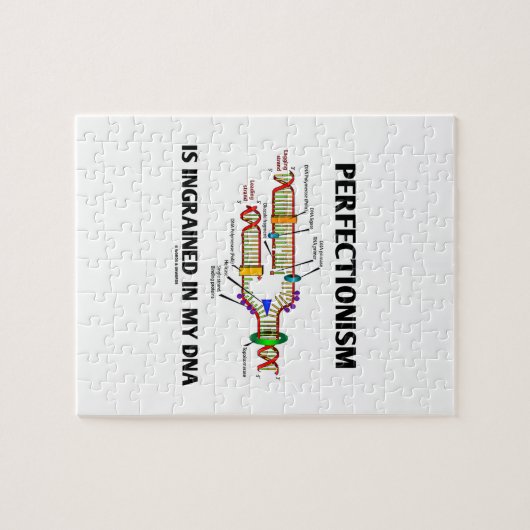 Perfectionisme is gegraveerd in mijn DNA (Humor) Legpuzzel (Horizontaal)