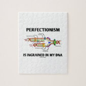 Perfectionisme is gegraveerd in mijn DNA (Humor) Legpuzzel (Verticaal)