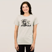 Perfectly Human – Emotional Imperfection Art Tri-Blend Shirt (Voorkant volledig)