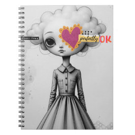 Perfectly Ok Portrait Notebook Journal Notitieboek