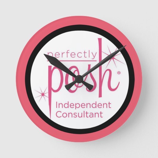 Perfectly Posh Independent Consultant gifts Ronde Klok (Voorkant)