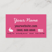 Perfectly Posh tie dye business card design Visitekaartje (Achterkant)