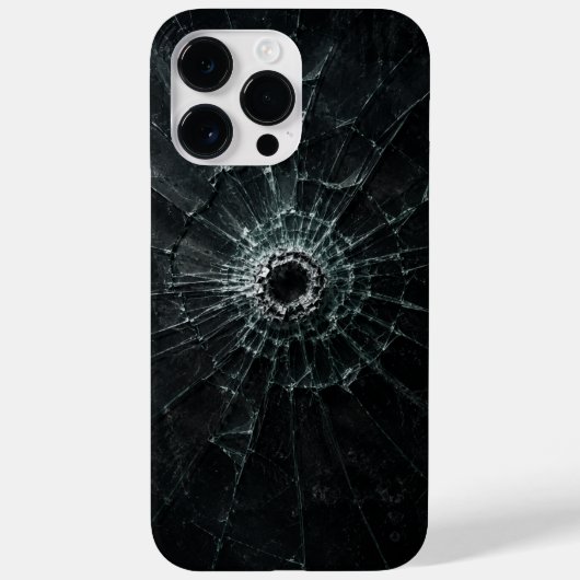 Perforated Glass Phone Case (Achterkant)