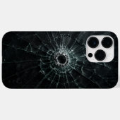 Perforated Glass Phone Case (Achterkant (horizontaal))