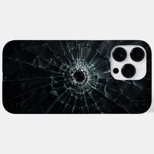 Perforated Glass Phone Case (Achterkant (horizontaal))