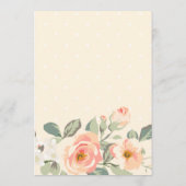  perforatie | Kaart advies Baby shower (Achterkant)