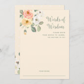  perforatie | Kaart advies Baby shower (Voorkant / Achterkant)