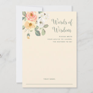  perforatie   Kaart advies Baby shower